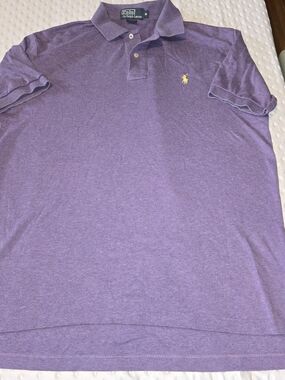 Men’s Size Medium Polo by Ralph Lauren Purple Polo Shirt Short Sleeve